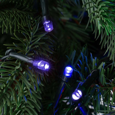 Luces De Navidad Azul Led 100 Bombillas