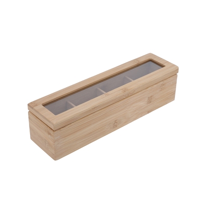 Caja Para Té De Bambú