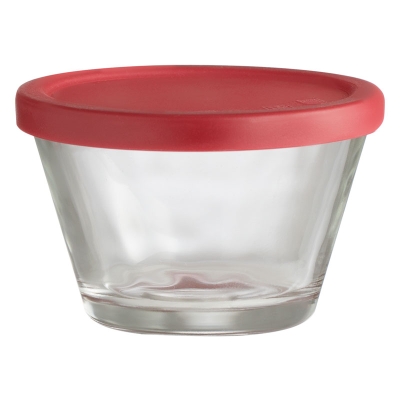 Tazón De Vidrio Con Tapa
