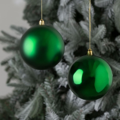 Bolas De Navidad Verde Juego de 2