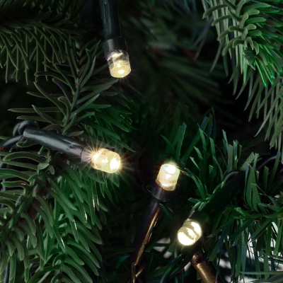 Luces De Navidad Destello Blanco Cálido Led 1000 Bombillas