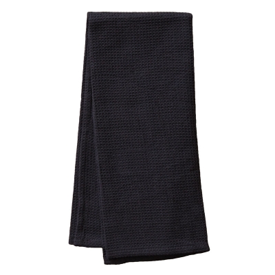 Toalla De Cocina Waffle Negra