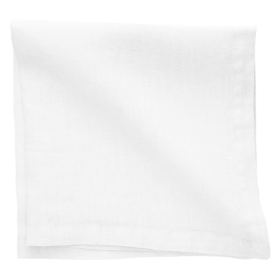 Servilleta De Lino Blanco