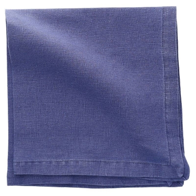 Servilleta De Lino Azul Oscuro