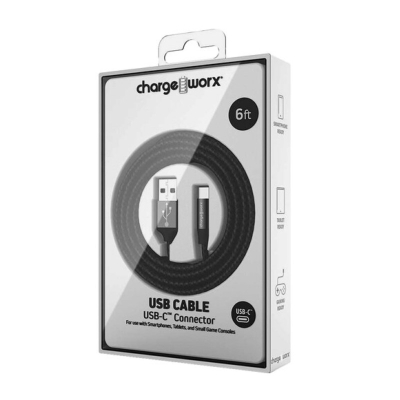 Cable Chargeworx USB-C CX4861BK