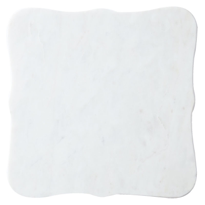 Tabla Para Queso Mármol Blanco 12"