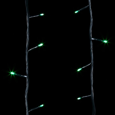 Luces De Navidad Verde 100 Bombillas