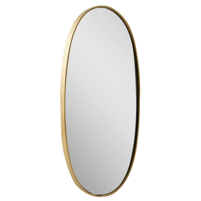 Espejo Ovalado Dorado 18" x 12"