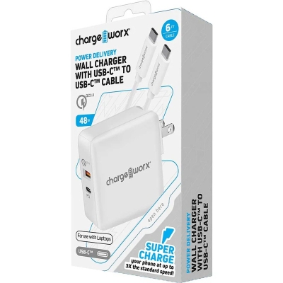 Cargador de Pared ChargeWorx CX3062WH