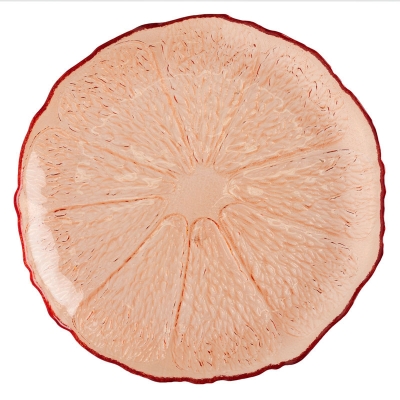 Plato De Postre Citrus Naranja
