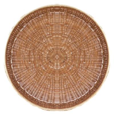 Bandeja Redondan Rattan