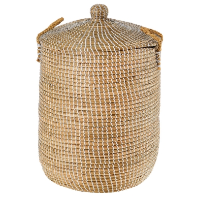 Hamper Seagrass Algas Crema Mediano