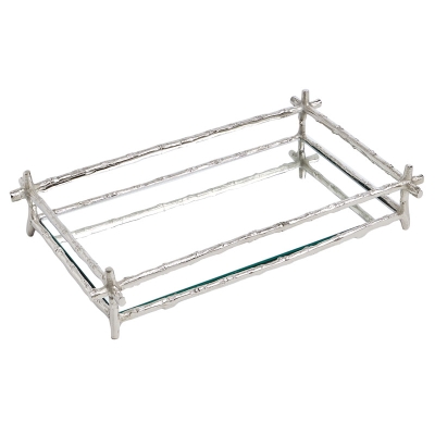 Bandeja Rectangular Plata