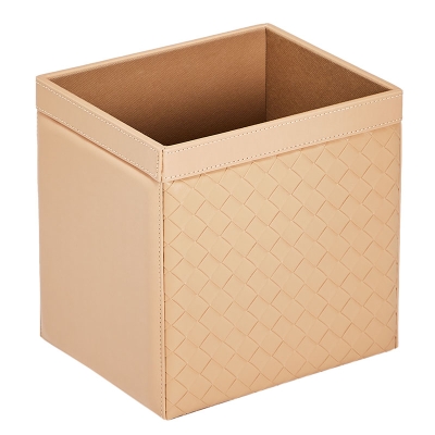 Haus Basurero Rectangular Crema