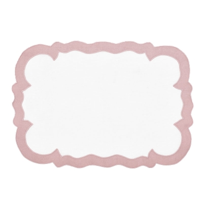 Haus Doiler Cristy Rectangular Rosado 13" x 19"