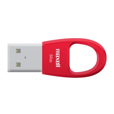 Maxell Memoria USB 64 Gb USBK-64 Rojo