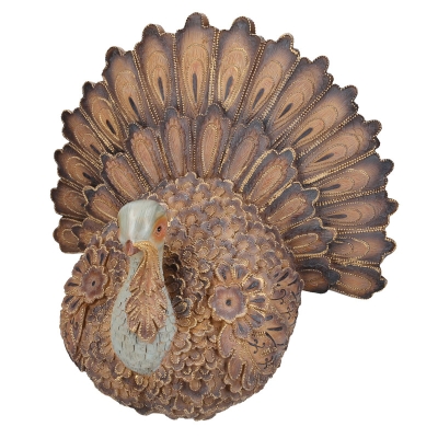 Pavo Decorativo Marrón