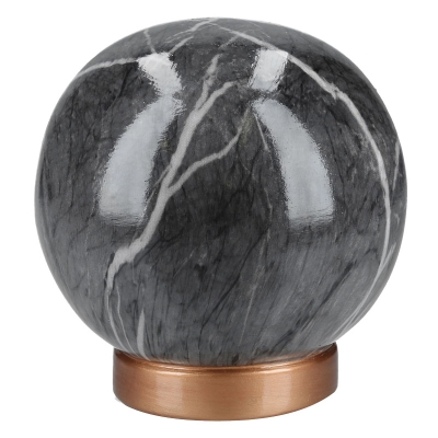 Bola Decorativa Marmoleado Gris
