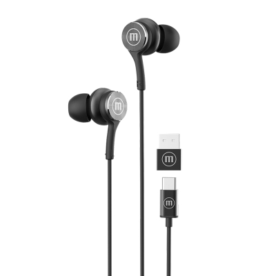 Maxell Audífono USB C  EB-XC1 Negro