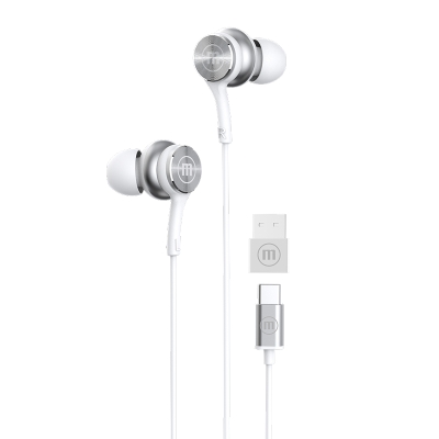 Maxell Audífono USB C  EB-XC1 BLANCO