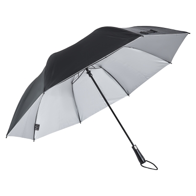 Paragua Automático Gris y Negro