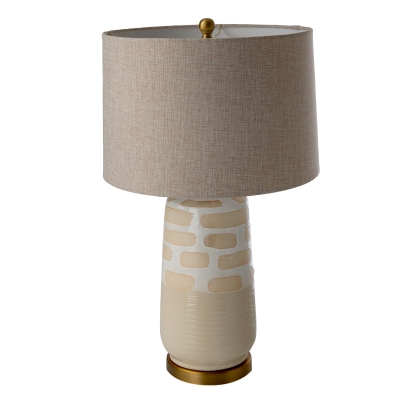 Lámpara de Mesa Soma Cerámica Crema