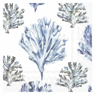 Servilleta Lunch Papel Coral White 13"x13"