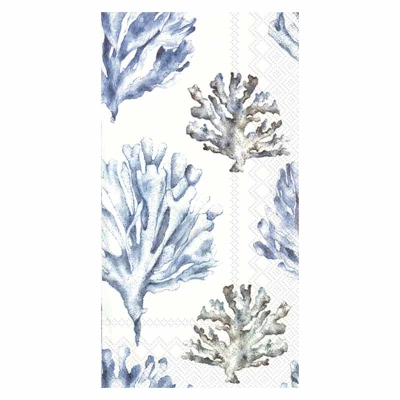 Toalla Visita Papel Coral White 13"x16"