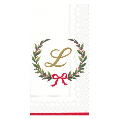 Toalla De Papel Corona Monograma "L"
