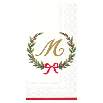 Toalla de Papel Corona Monograma "M"