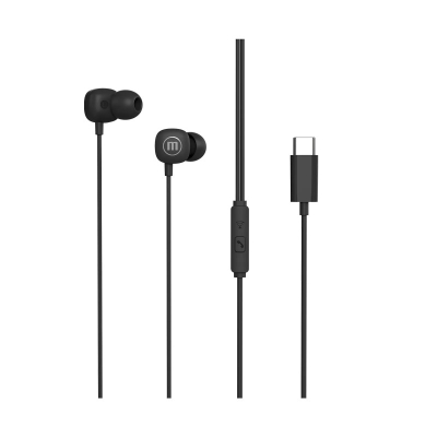 Audífono Maxell In Ear Negro EB-USBC