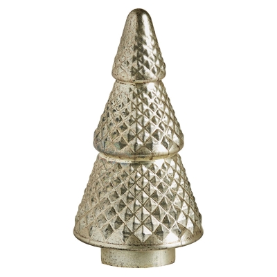 Arbol Decorativo Vidrio Cobre 9X4"