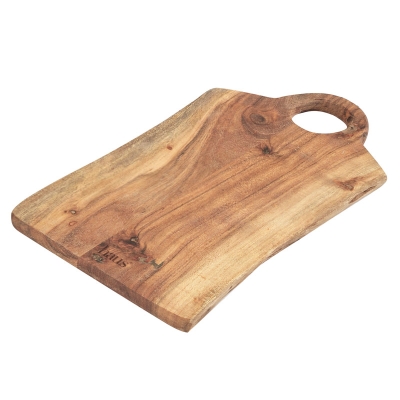 Tabla Acacia Rectangular con Barniz 0.6"