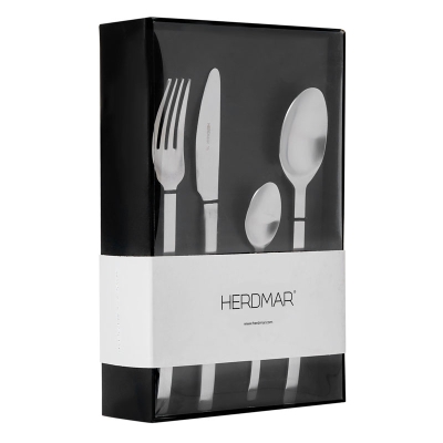Cubertería Spiga Plateados Mate 16 Pzas