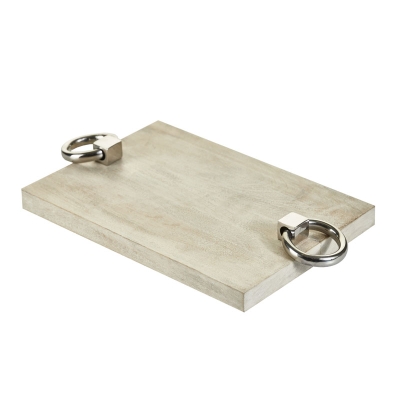 Bandeja Rectangular Plata 14"