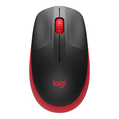 Logitech Mouse Wireless M190 Rojo