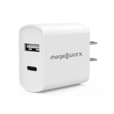 Chargeworx Cargador Dual USB Pared CX2605WH