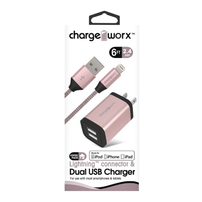 Chargeworx Cargador Lightning CHA-CX3214RG