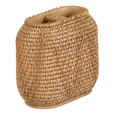 Porta Cepillos Yute Marrón 4"