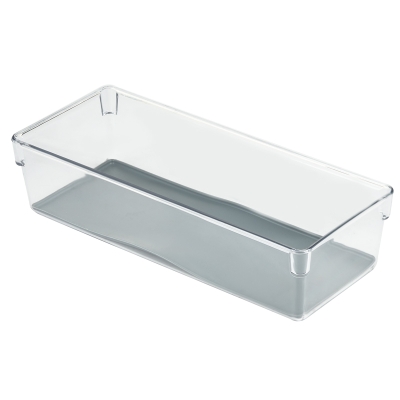 Organizador Transparente Plástico Rectangular 12x5x3"
