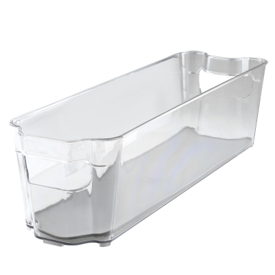 Organizador Rectangular Plástico Transparente 4 x 14 x 4 Pulgadas