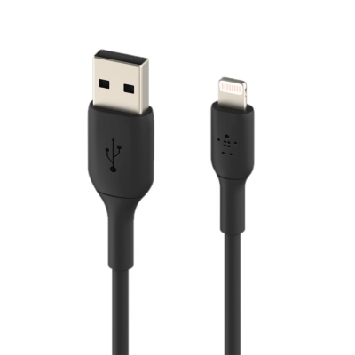 Cable Belkin Carga Rapida USB-A Lightning Negro