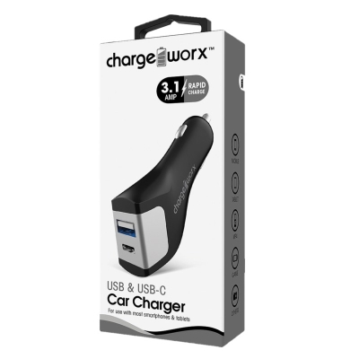 Cargador Chargeworx USB-C De Carro CX3051