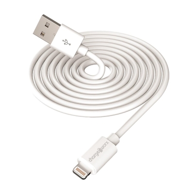 Cable Chargeworx Lightning 6 Pies Blanco