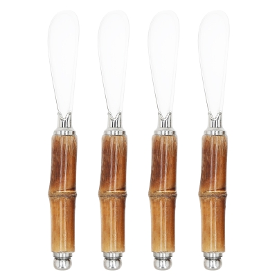 Cuchillos para Untar Bambú 4 Piezas