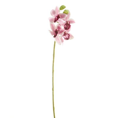 Flor Artificial Cymbidium Rosado 30"