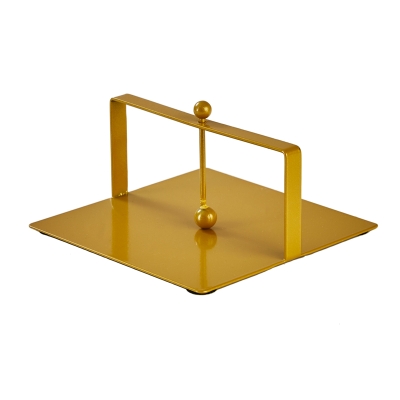 Servilletero Con Soporte Dorado