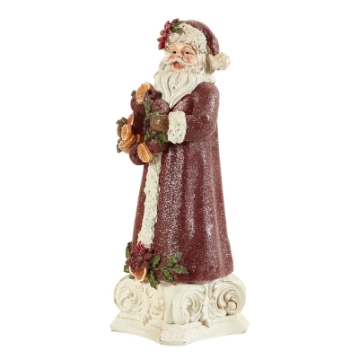 Santa para Corona Naranja con Base 17"