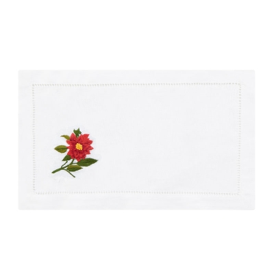 Servilleta de Coctel Flores Rojas