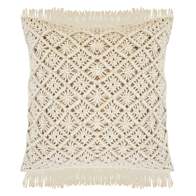Cojín de Macrame Natural HC15